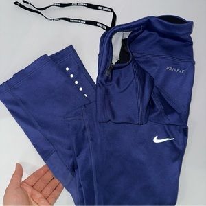 Nike Cropped Reflective Running Tights Leggings XS